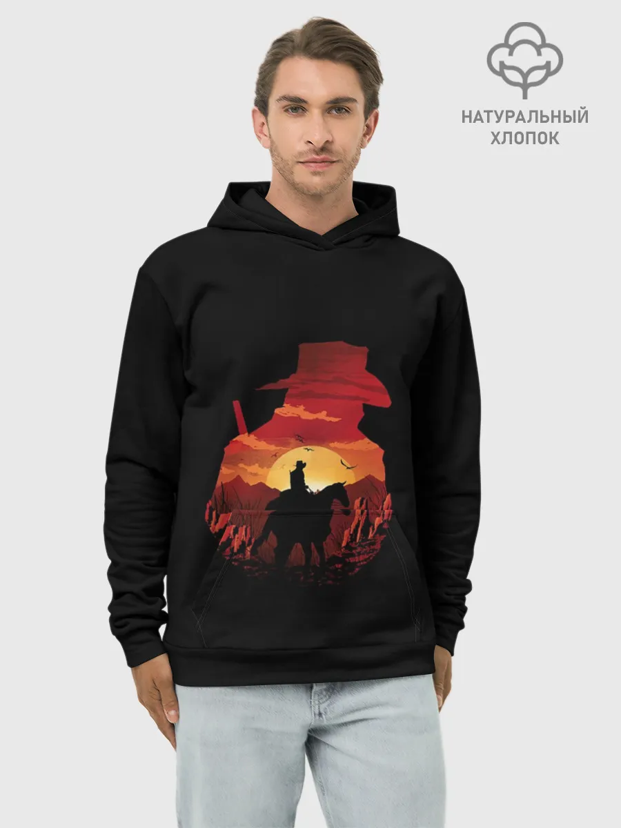 Худи мужской база хлопок / Redemption is Dead