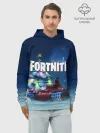 Худи мужской база хлопок / Fortnite Новый год