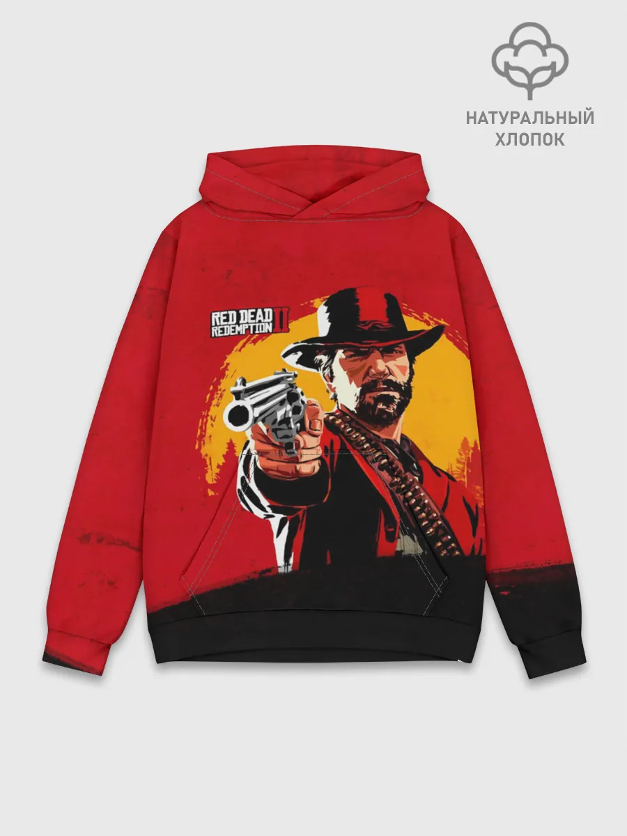 Худи мужской база хлопок / Red Dead Redemption 2
