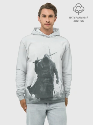 Худи мужской база хлопок / После боя