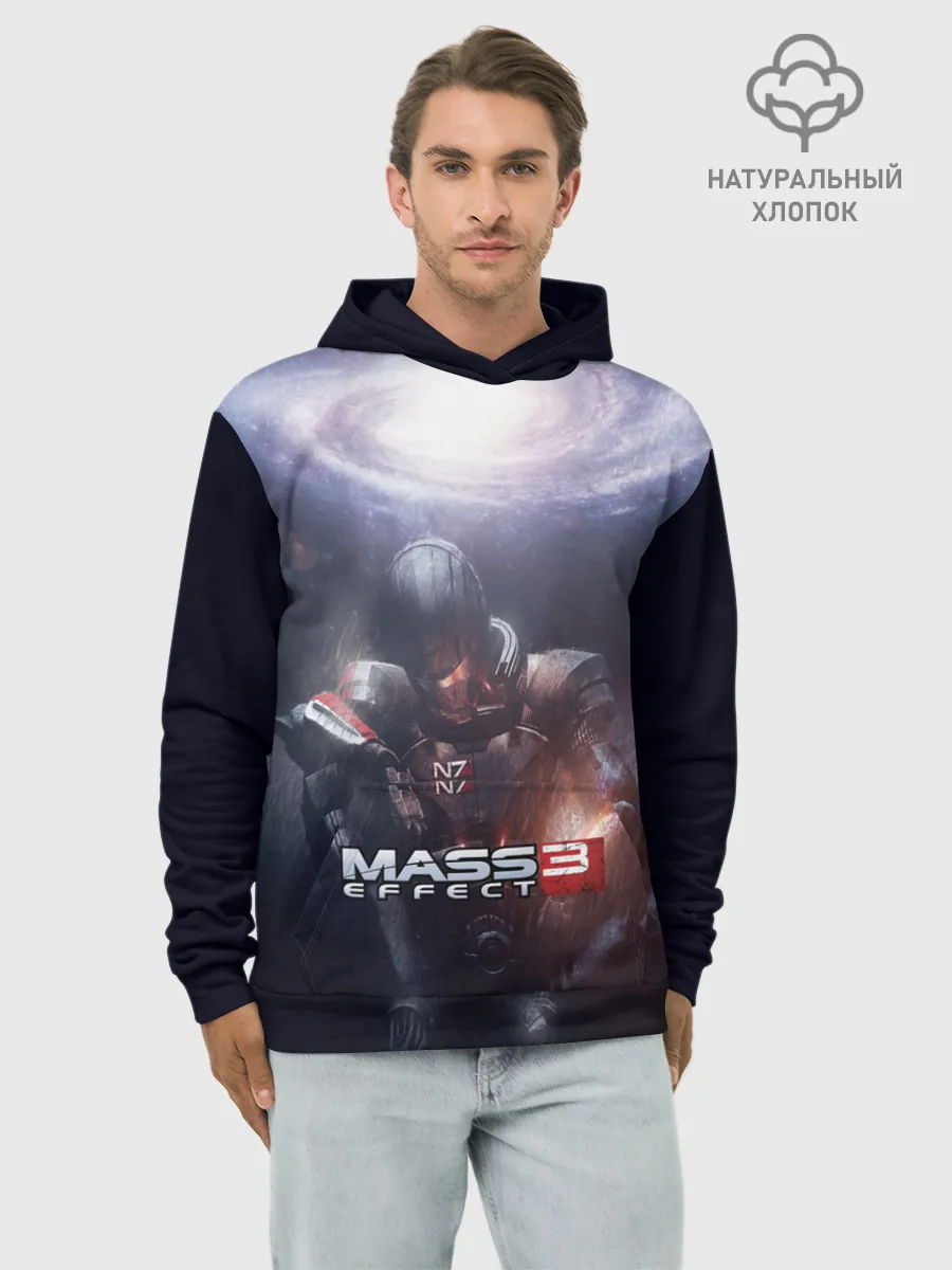 Худи мужской база хлопок / MASS EFFECT 3