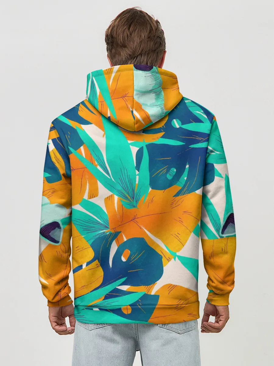 Худи мужской база хлопок / Тропики