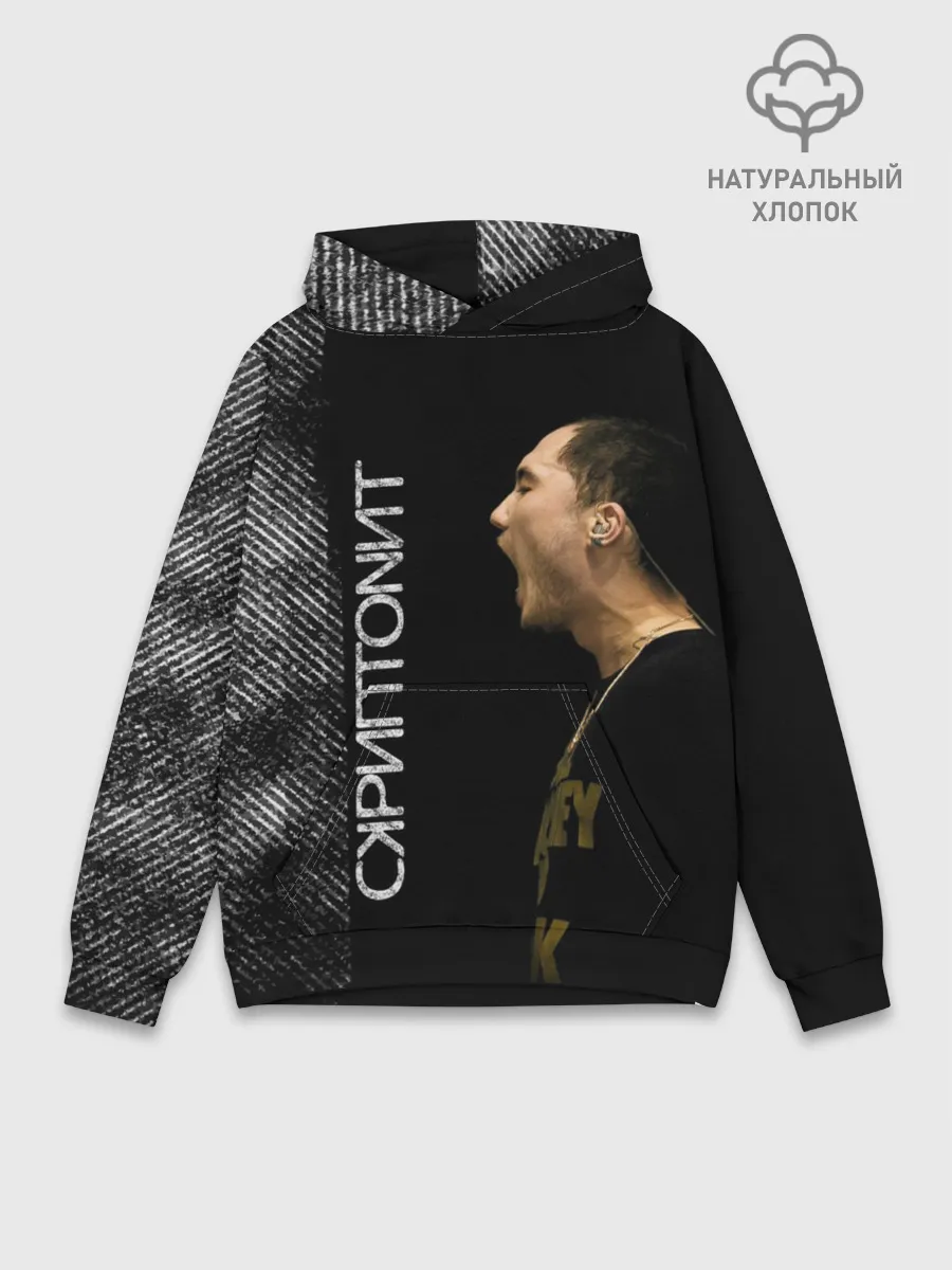 Худи мужской база хлопок / СКРИПТОНИТ