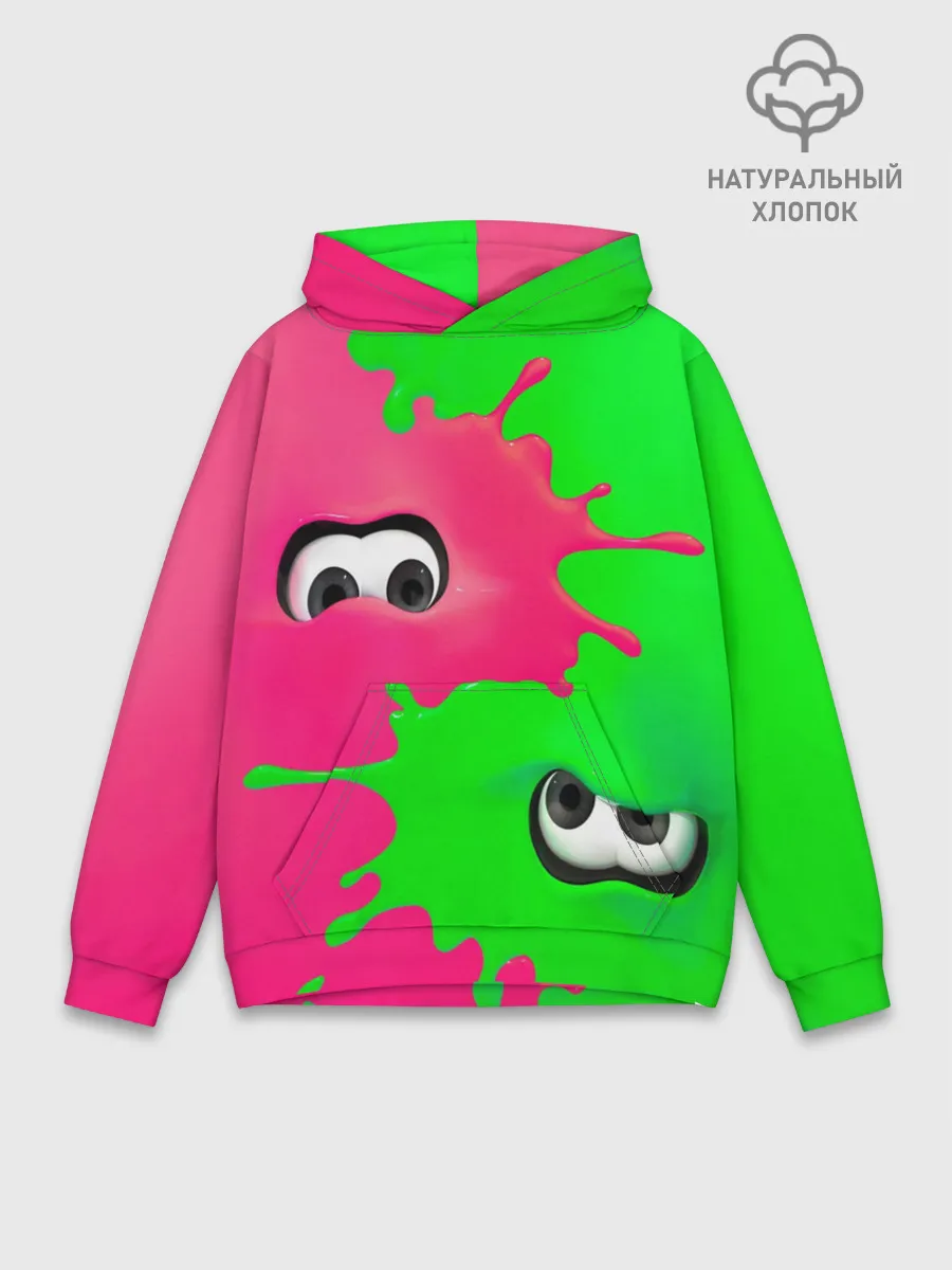 Худи мужской база хлопок / Splatoon