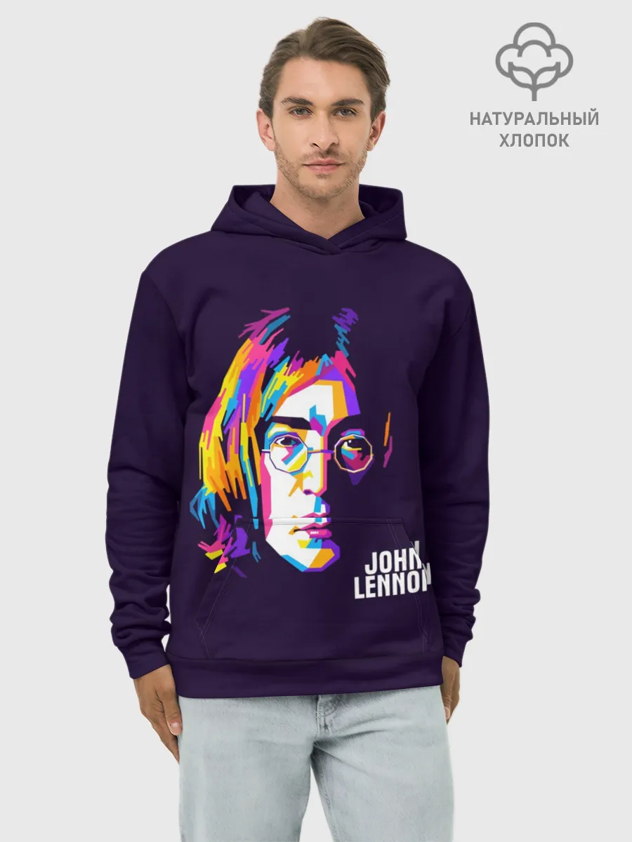 Худи мужской база хлопок / Джон Леннон