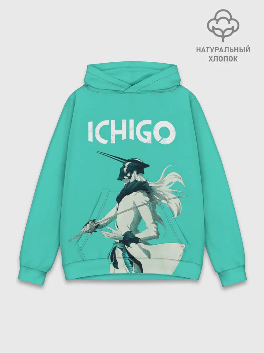 Худи мужской база хлопок / Куросаки Ичиго