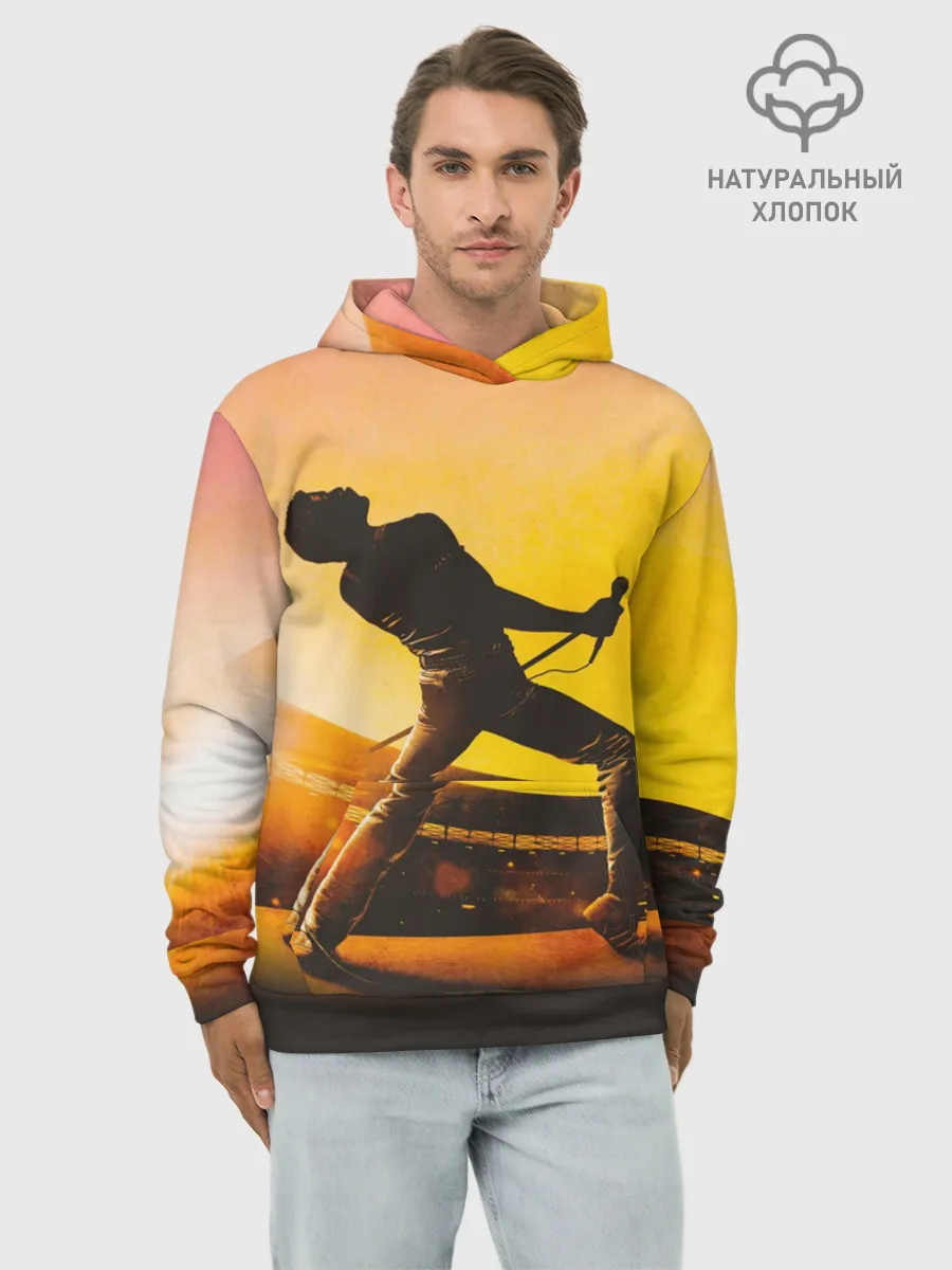 Худи мужской база хлопок / Queen Bohemian Rhapsody