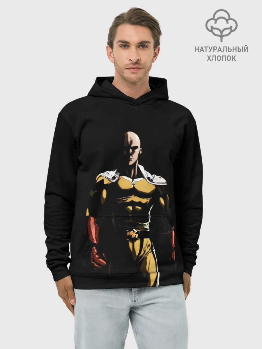 Худи мужской база хлопок / Сайтама