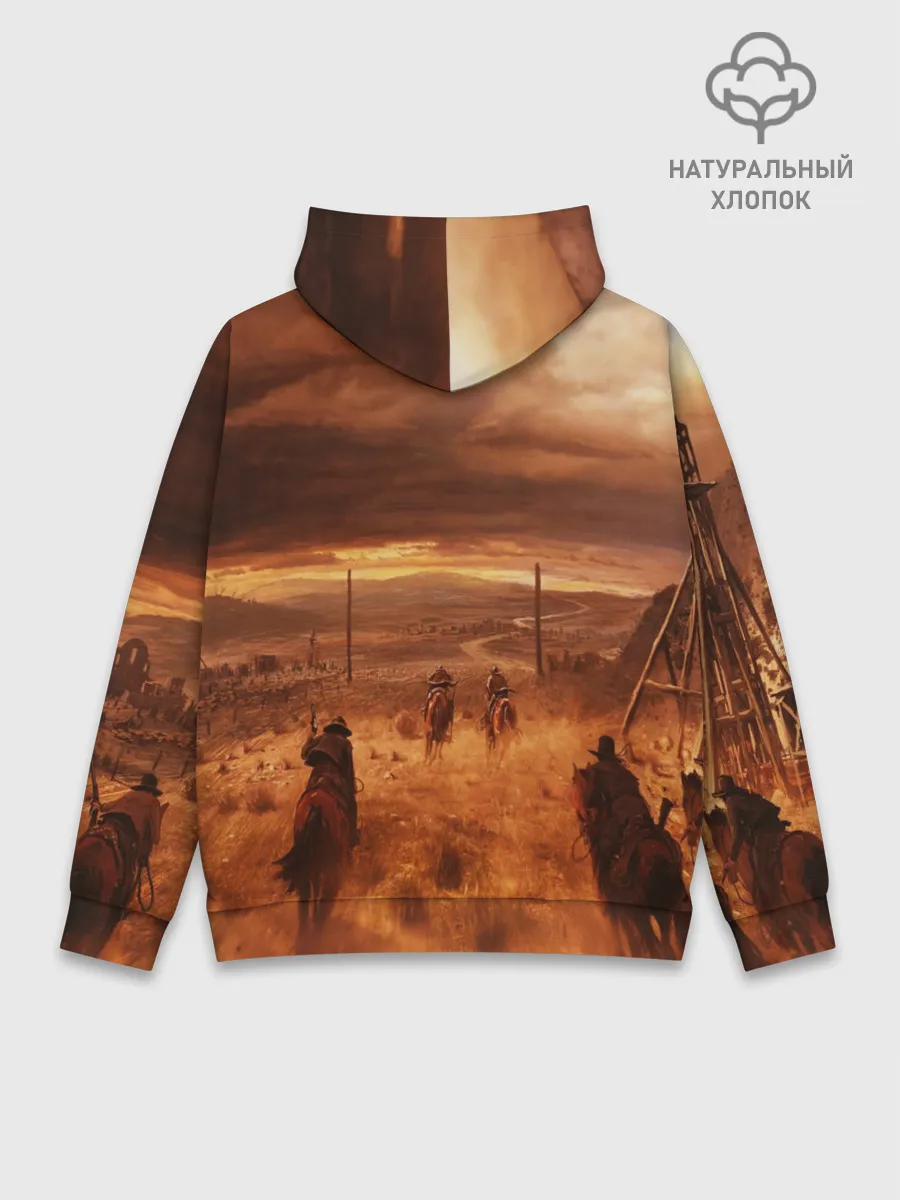 Худи мужской база хлопок / RED DEAD REDEMPTION 2