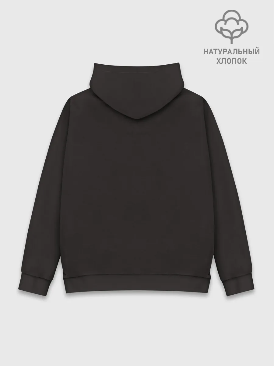 Худи мужской база хлопок / Лев и львица