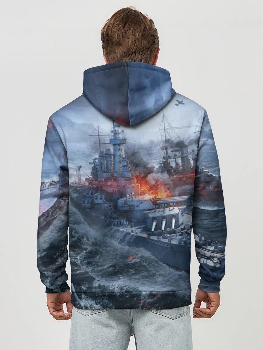 Худи мужской база хлопок / BATTLEFIELD 5