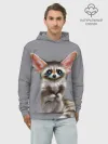 Худи мужской база хлопок / Зверушка
