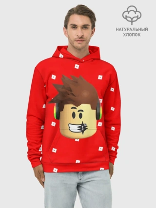 Худи мужской база хлопок / ROBLOX Head