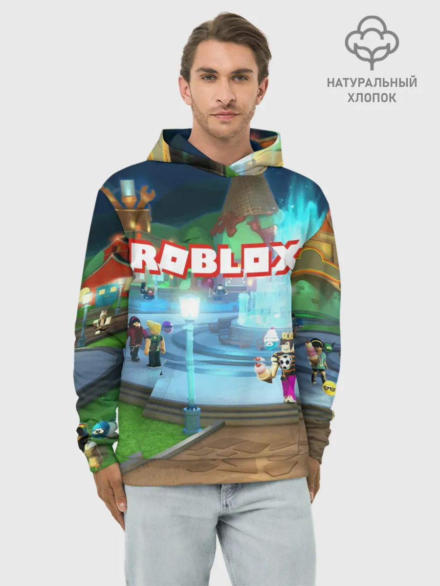 Худи мужской база хлопок / ROBLOX
