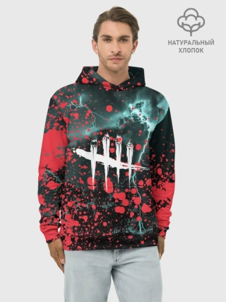 Худи мужской база хлопок / DEAD BY DAYLIGHT