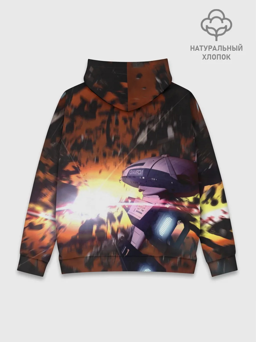 Худи мужской база хлопок / MASS EFFECT