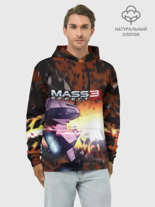 Худи мужской база хлопок / MASS EFFECT