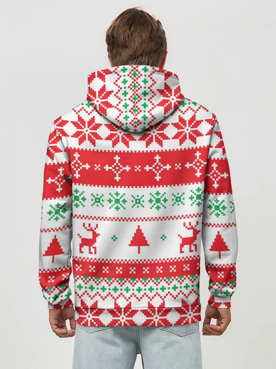 Худи мужской база хлопок / Новогодний Roblox