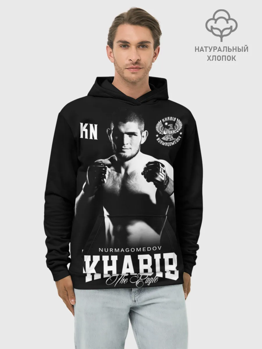 Худи мужской база хлопок / Хабиб Нурмагомедов