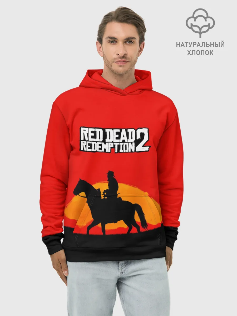 Худи мужской база хлопок / Red Dead Redemption 2