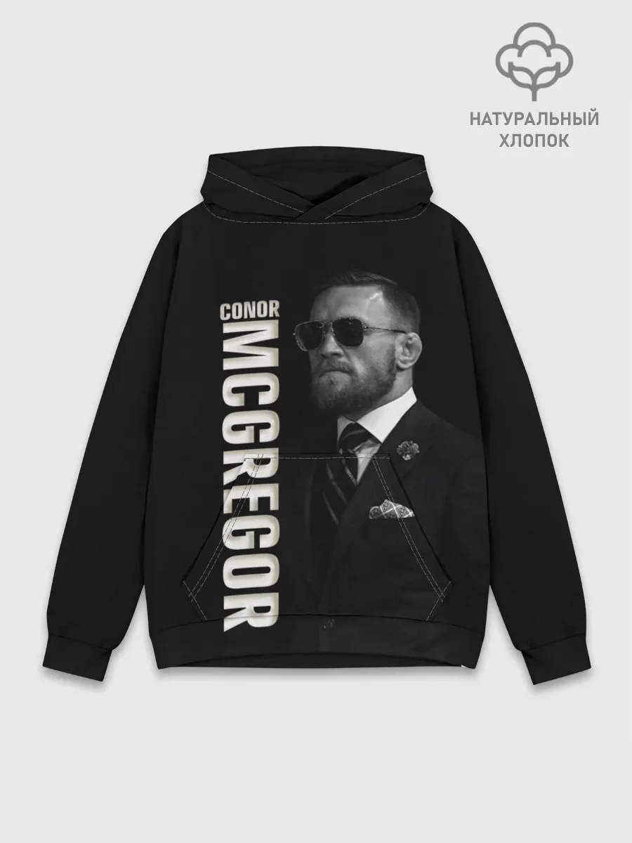Худи мужской база хлопок / Конор МакГрегор