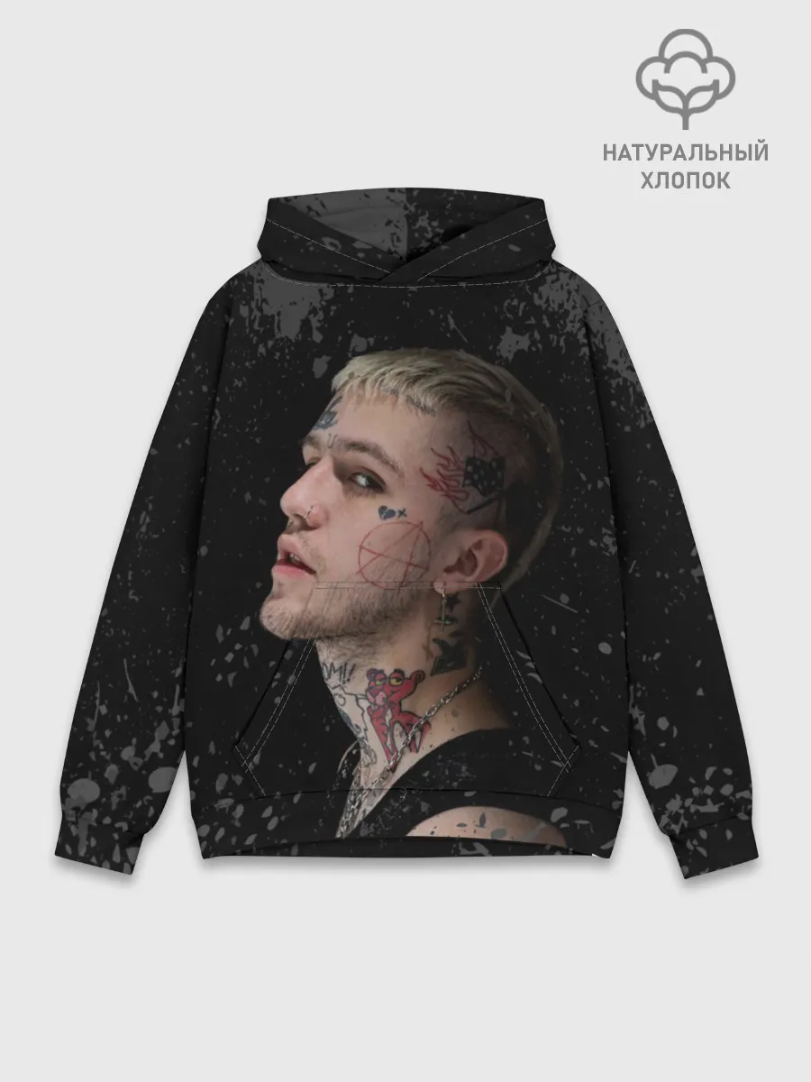 Худи мужской база хлопок / Lil Peep