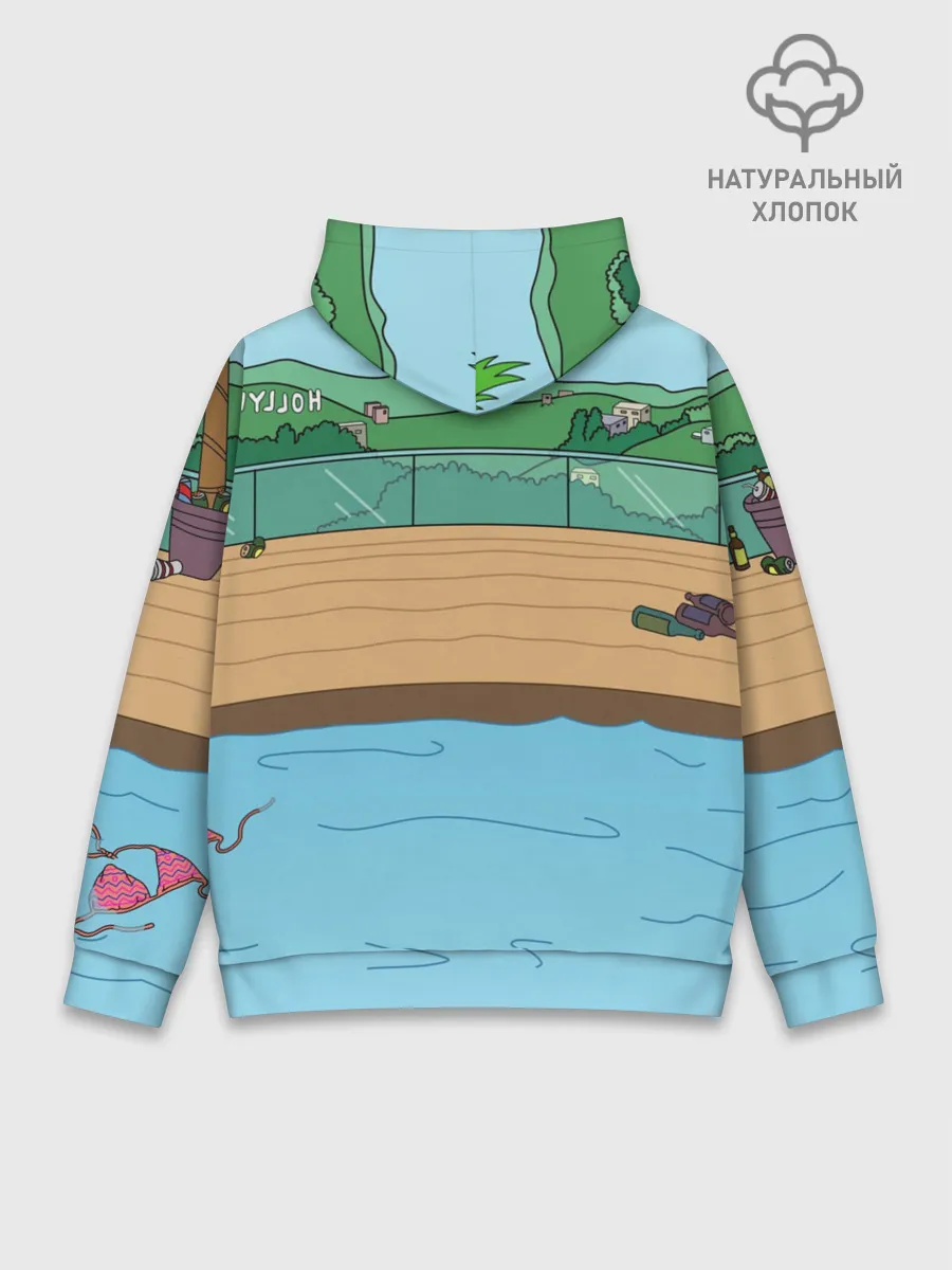 Худи мужской база хлопок / Конь БоДжек