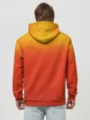 Худи мужской база хлопок / Пика - пика оранжевый