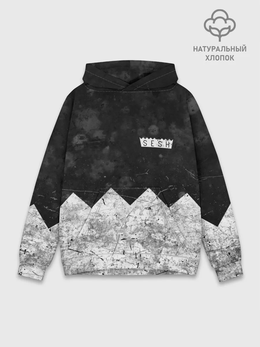 Худи мужской база хлопок / BONES: SESH Team