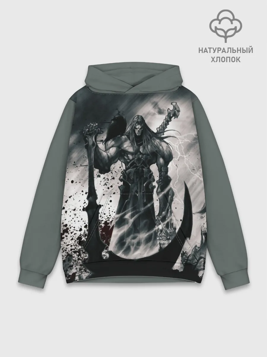 Худи мужской база хлопок / DARKSIDERS