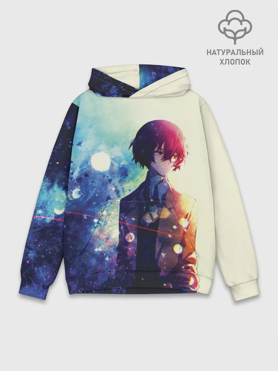 Худи мужской база хлопок / Осаму Дазай
