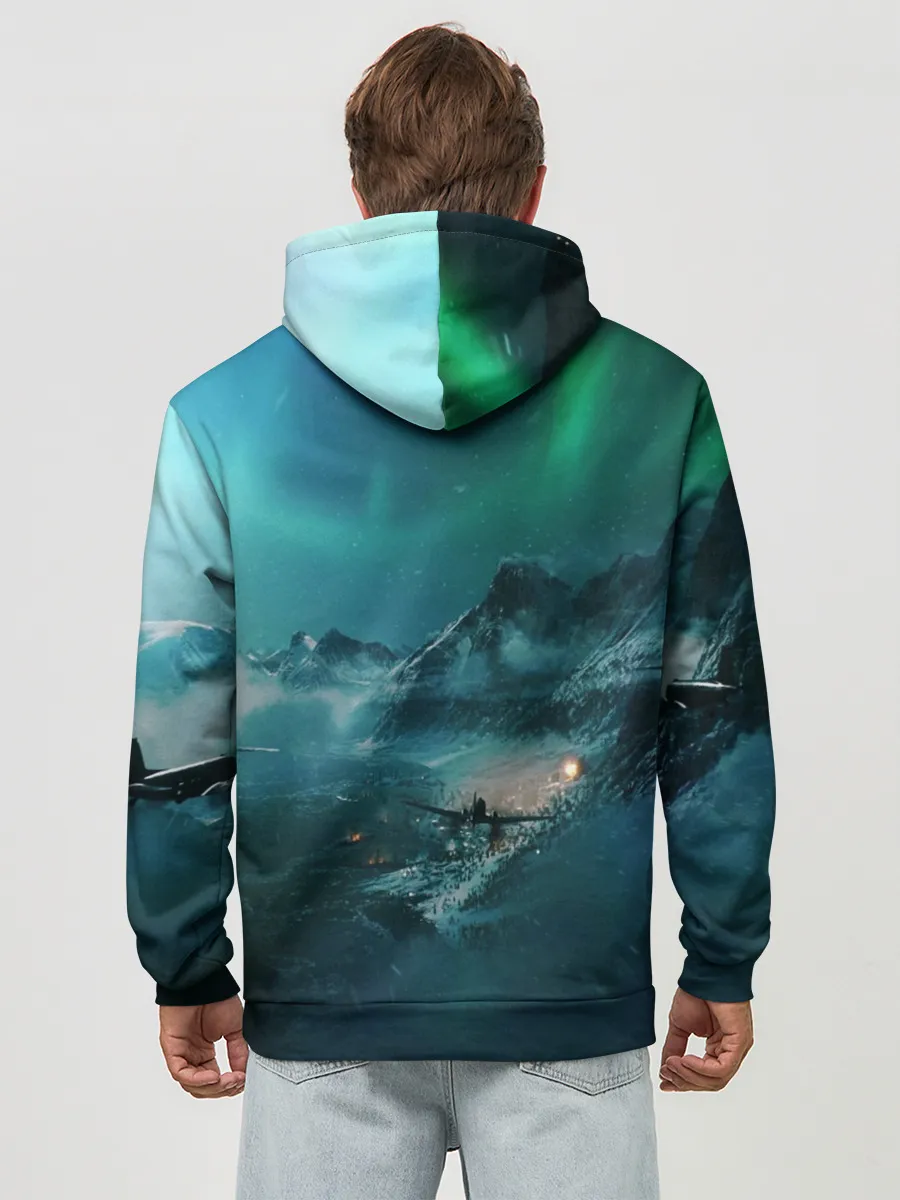 Худи мужской база хлопок / BATTLEFIELD