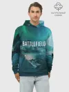 Худи мужской база хлопок / BATTLEFIELD