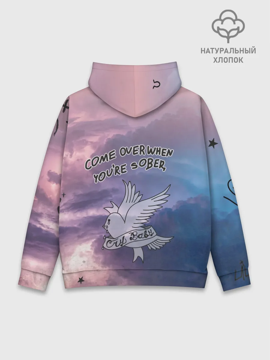 Худи мужской база хлопок / Lil Peep