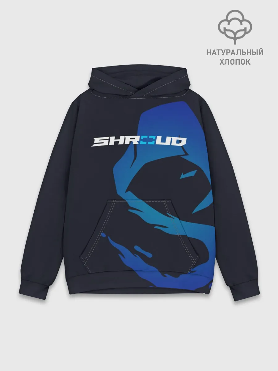 Худи мужской база хлопок / «Shroud» - рюкзак