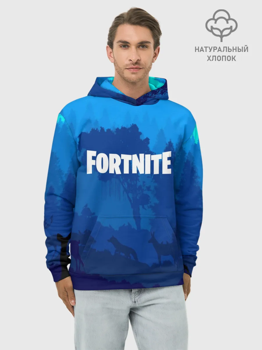 Худи мужской база хлопок / Fortnite