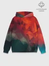 Худи мужской база хлопок / Краски Абстракт