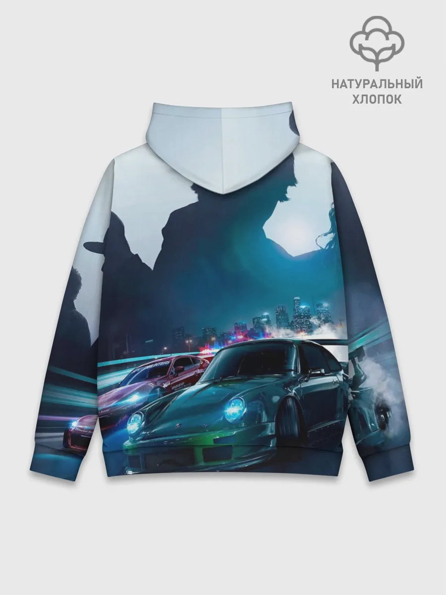 Худи мужской база хлопок / Need for Speed