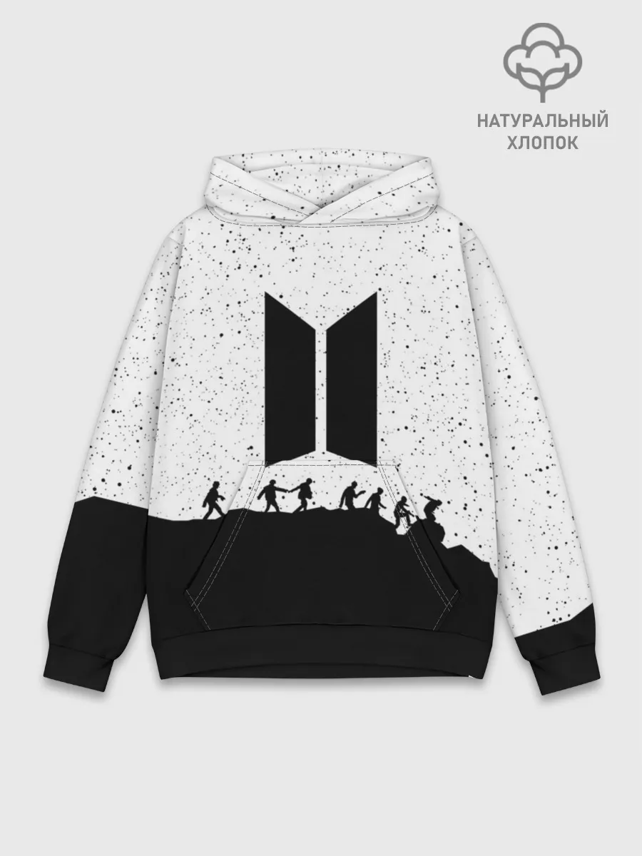 Худи мужской база хлопок / BTS STARS | БТС ЗВЁЗДЫ