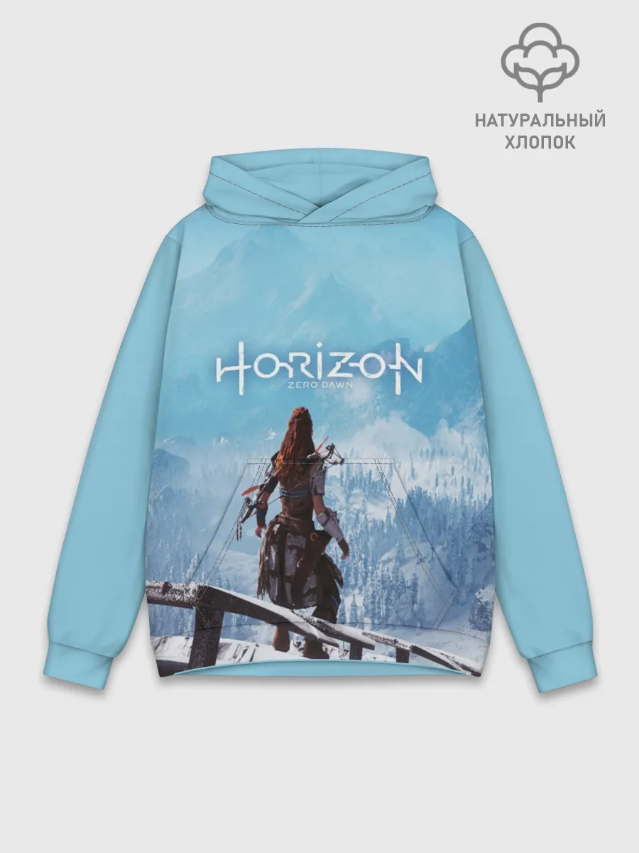 Худи мужской база хлопок / HORIZON ZERO DAWN