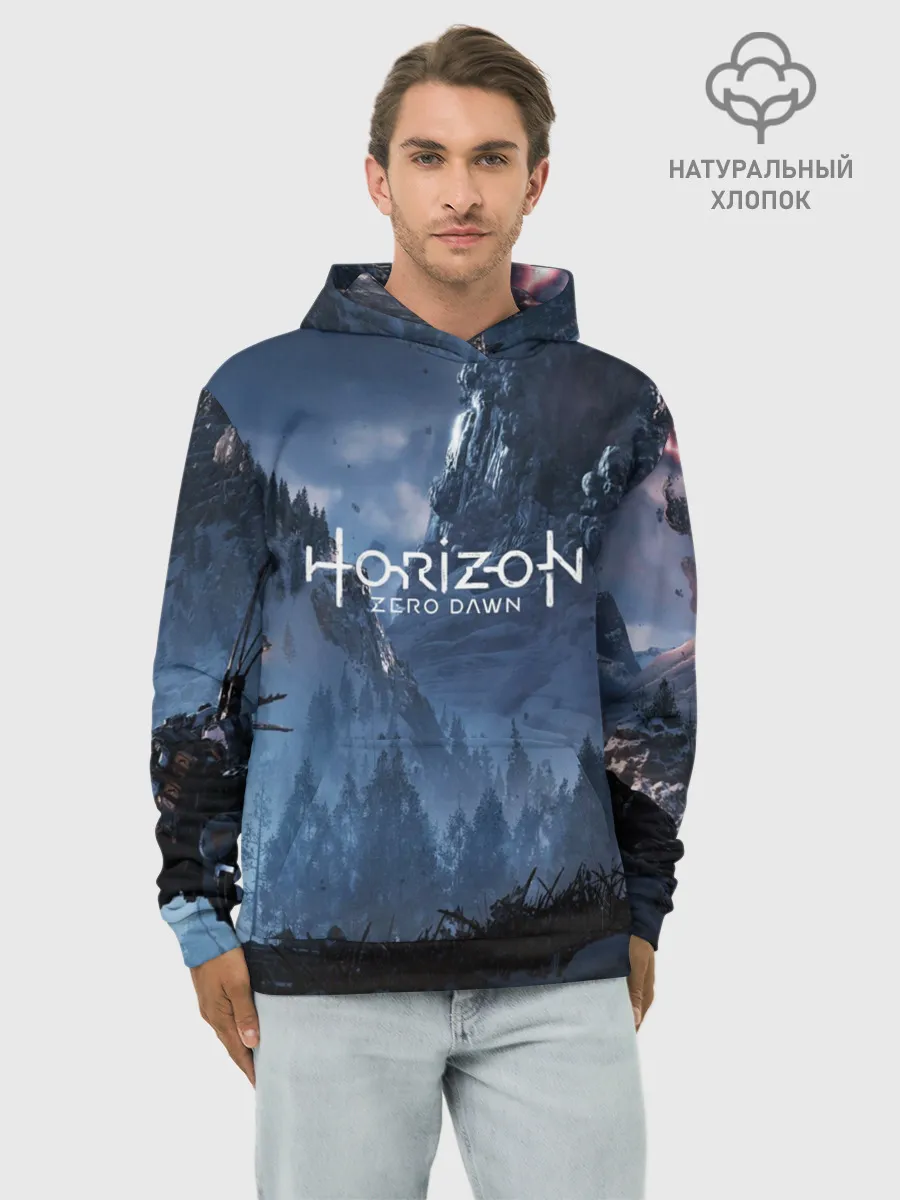 Худи мужской база хлопок / HORIZON ZERO DAWN