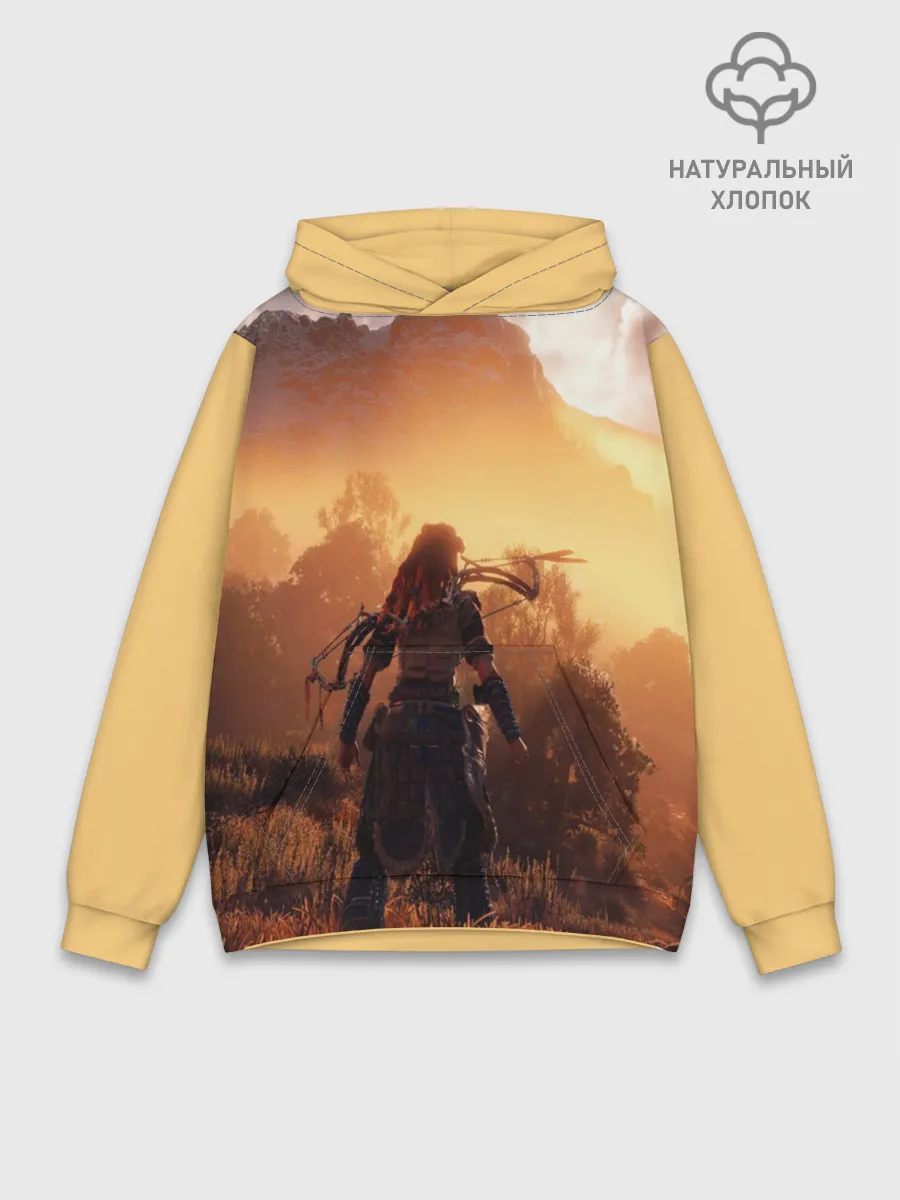 Худи мужской база хлопок / HORIZON ZERO DAWN