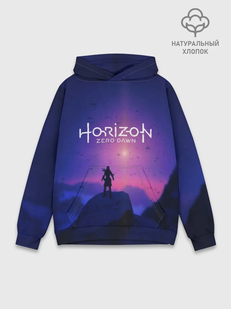 Худи мужской база хлопок / HORIZON ZERO DAWN