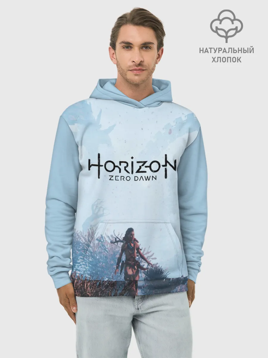 Худи мужской база хлопок / Horizon Zero Dawn