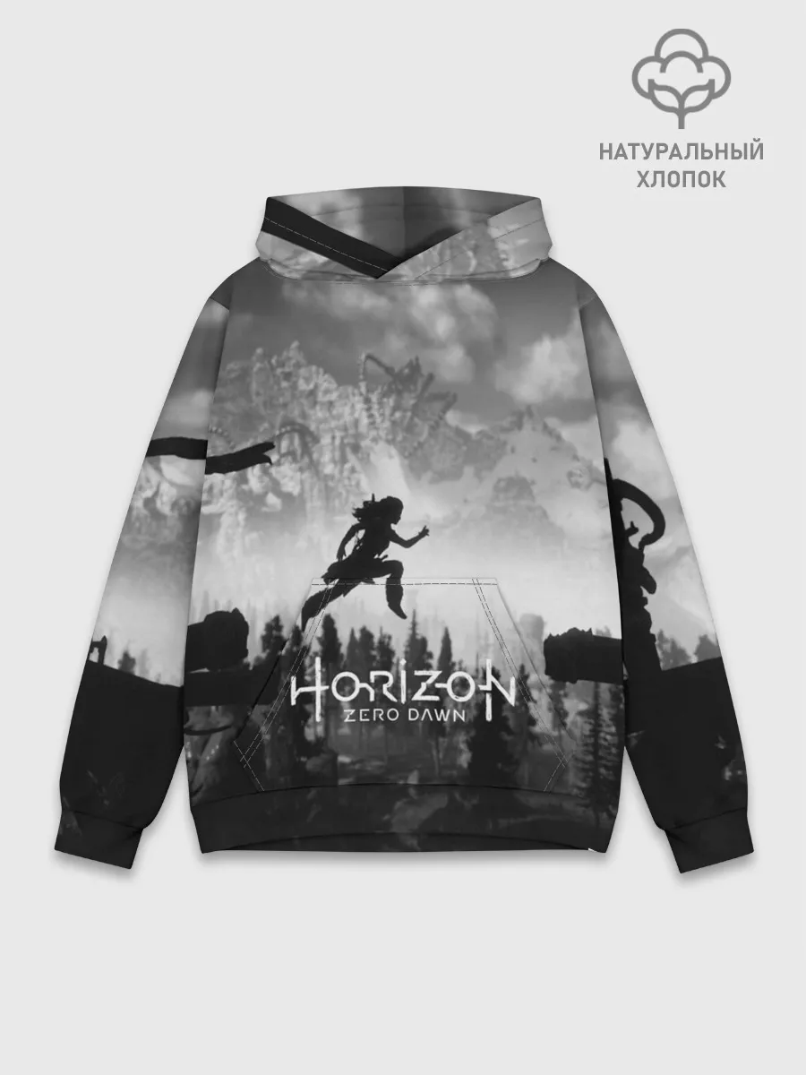 Худи мужской база хлопок / Horizon Zero Dawn