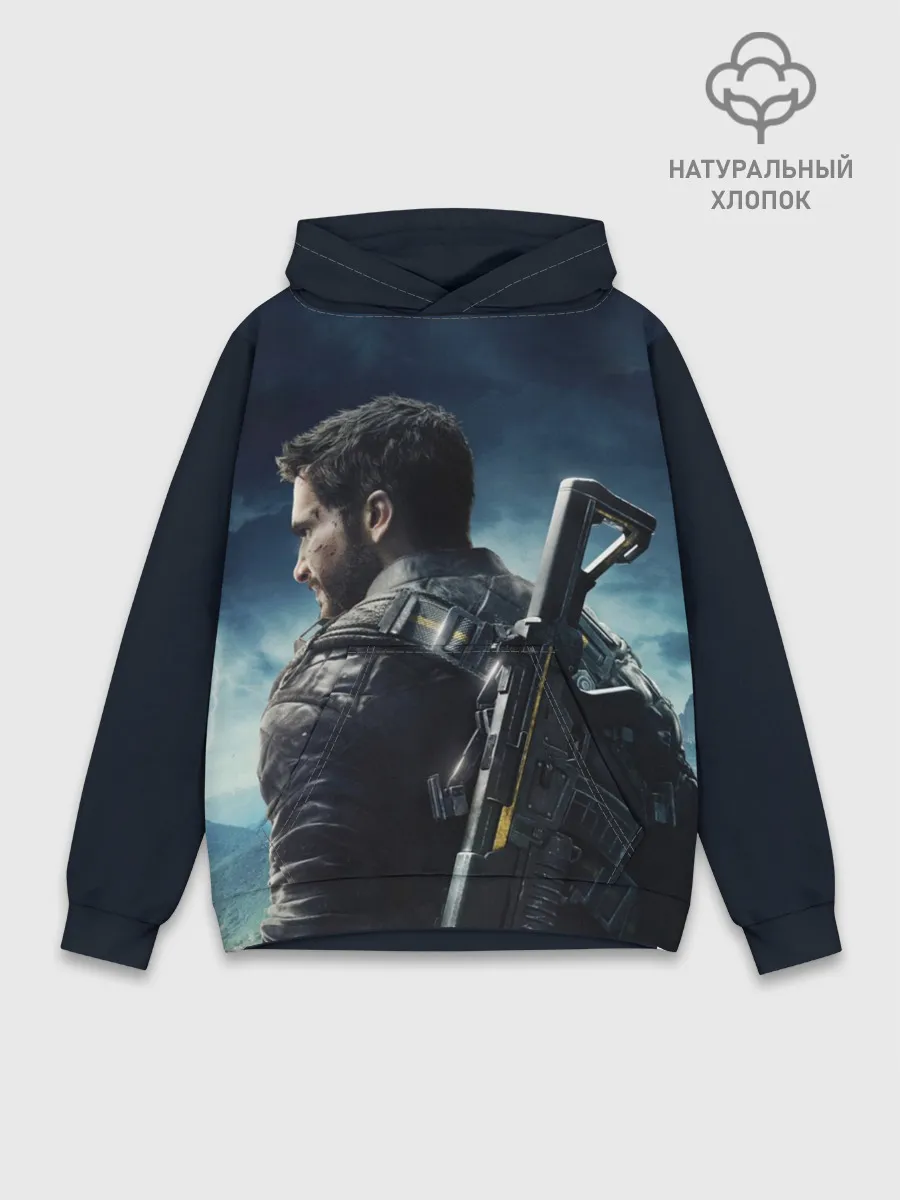 Худи мужской база хлопок / Just Cause 4
