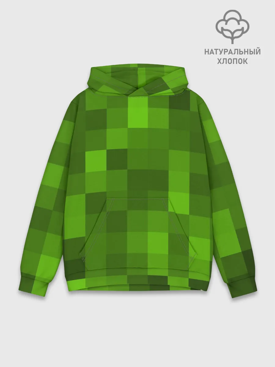 Худи мужской база хлопок / Minecraft