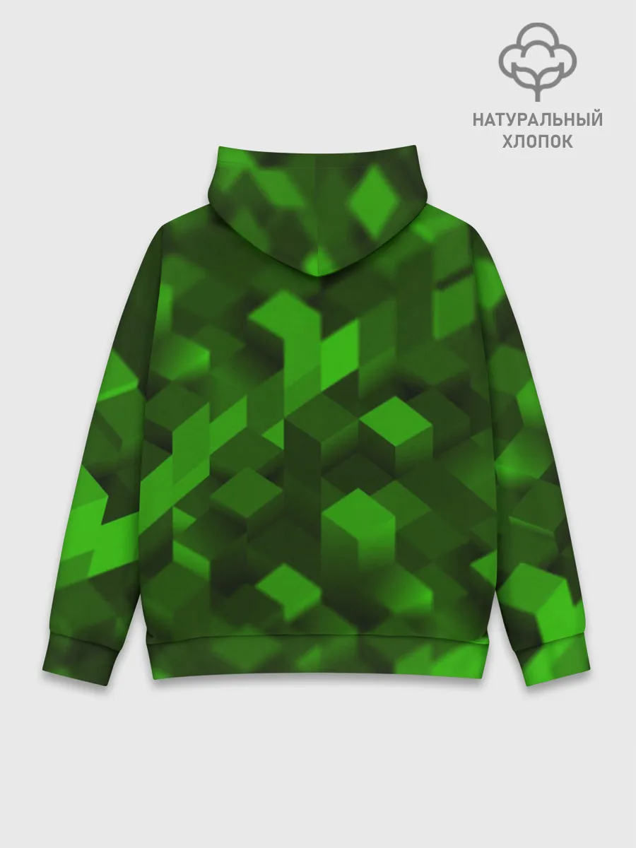 Худи мужской база хлопок / MINECRAFT 2019