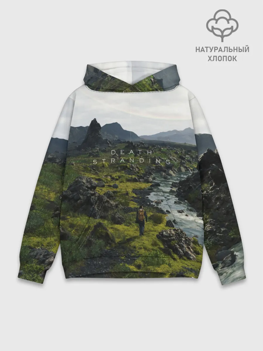 Худи мужской база хлопок / Death Stranding