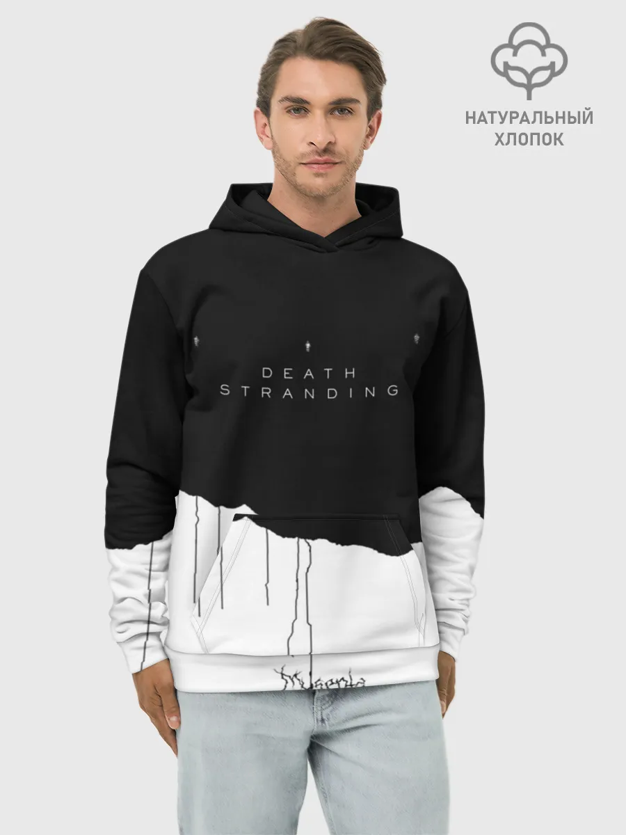 Худи мужской база хлопок / Death Stranding